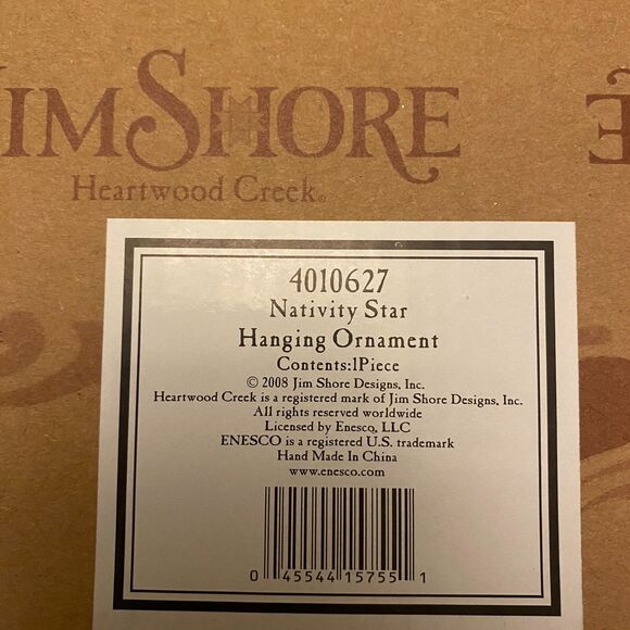 IOB Jim Shore Heartwood Creek Nativity Star Ornament 4010627, Christian Ornament - Picture 10 of 11